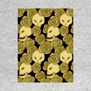 Skulls and Roses (Gold) T-Shirt